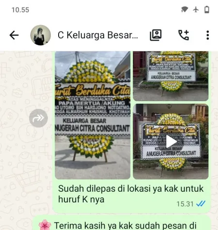 Pengiriman Papan Bunga Duka Cilandak Timur